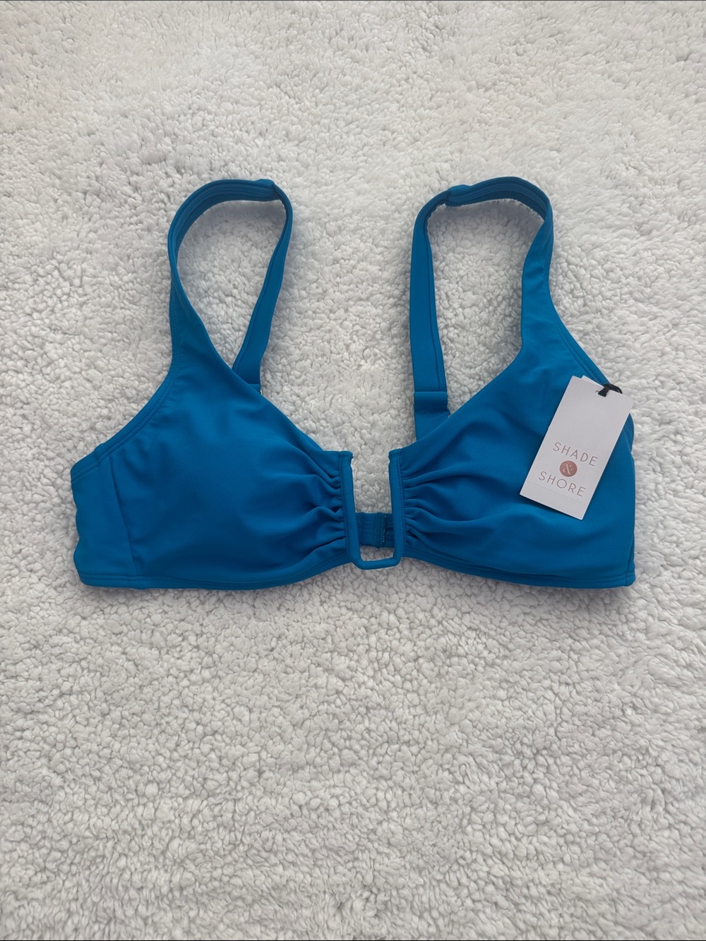 Shade & Shore Blue Women's Bikini Top